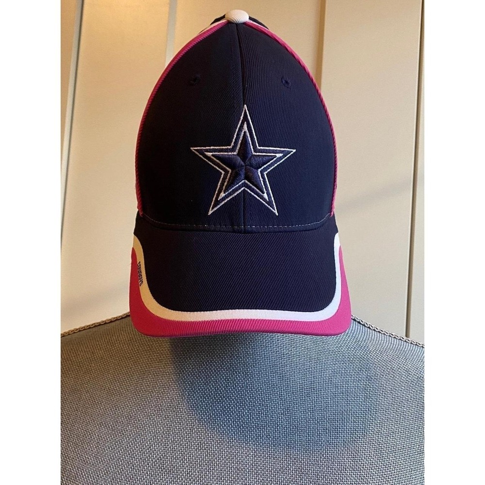 NFL Reebok Cowboys Hat Breast Cancer Ball Cap S/M